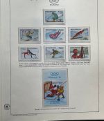 Olympische Spiele 1984 - postfrische Motivsammlung - in KABE Ringbinder