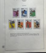 Olympische Spiele 1984 - postfrische Motivsammlung - in KABE Ringbinder