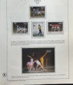 Olympische Spiele 1984 - postfrische Motivsammlung - in KABE Ringbinder