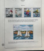 Olympische Spiele 1984 - postfrische Motivsammlung - in KABE Ringbinder