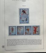 Olympische Spiele 1984 - postfrische Motivsammlung - in KABE Ringbinder