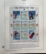Olympische Spiele 1984 - postfrische Motivsammlung - in KABE Ringbinder