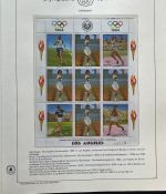 Olympische Spiele 1984 - postfrische Motivsammlung - in KABE Ringbinder