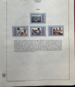Olympische Spiele 1984 - postfrische Motivsammlung - in KABE Ringbinder