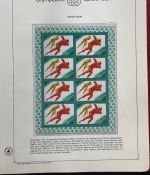 Olympische Spiele 1984 - postfrische Motivsammlung - in KABE Ringbinder