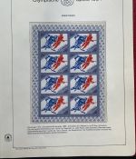 Olympische Spiele 1984 - postfrische Motivsammlung - in KABE Ringbinder