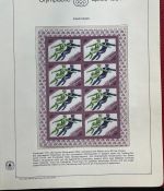 Olympische Spiele 1984 - postfrische Motivsammlung - in KABE Ringbinder