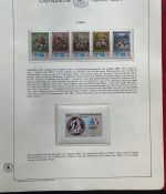 Olympische Spiele 1984 - postfrische Motivsammlung - in KABE Ringbinder