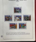 Olympische Spiele 1984 - postfrische Motivsammlung - in KABE Ringbinder