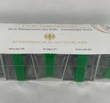 5 x 5 Euro Münze 2019 Gemäßigte Zone PP Spiegelglanz ADFGJ