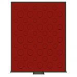 Lindner Münzboxen Rauchglas runde Vertiefungen - gebraucht ==> Aussuchen!