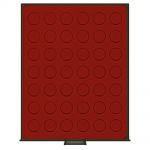 Lindner Münzboxen Rauchglas runde Vertiefungen - gebraucht ==> Aussuchen!