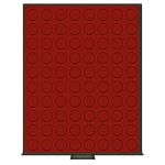 Lindner Münzboxen Rauchglas runde Vertiefungen - gebraucht ==> Aussuchen!