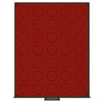 Lindner Münzboxen Rauchglas runde Vertiefungen - gebraucht ==> Aussuchen!