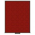 Lindner Münzboxen Rauchglas runde Vertiefungen - gebraucht ==> Aussuchen!