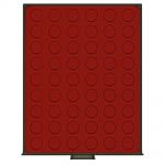 Lindner Münzboxen Rauchglas runde Vertiefungen - gebraucht ==> Aussuchen!