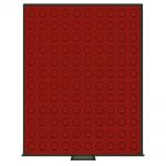 Lindner Münzboxen Rauchglas runde Vertiefungen - gebraucht ==> Aussuchen!