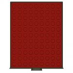 Lindner Münzboxen Rauchglas runde Vertiefungen - gebraucht ==> Aussuchen!