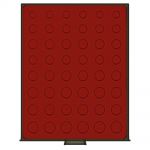 Lindner Münzboxen Rauchglas runde Vertiefungen - gebraucht ==> Aussuchen!