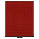 Lindner Münzboxen Rauchglas runde Vertiefungen - gebraucht ==> Aussuchen!