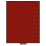 Lindner Münzboxen Rauchglas runde Vertiefungen - gebraucht ==> Aussuchen!