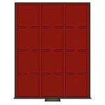 Lindner Rauchglas Standard quadratische Vertiefungen - gebraucht ==> Aussuchen!