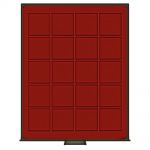 Lindner Rauchglas Standard quadratische Vertiefungen - gebraucht ==> Aussuchen!