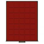 Lindner Rauchglas Standard quadratische Vertiefungen - gebraucht ==> Aussuchen!