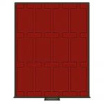 Lindner Rauchglas Standard quadratische Vertiefungen - gebraucht ==> Aussuchen!