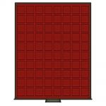 Lindner Rauchglas Standard quadratische Vertiefungen - gebraucht ==> Aussuchen!