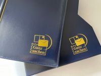 Deutschland Post Ganzsachen-Album blau mit Schuber und 20 Hüllen