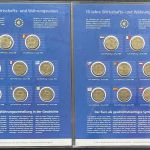 16 x 2 Euro 2009 - 10 Jahre WWU - im 2 Foldern - Strichmännchen