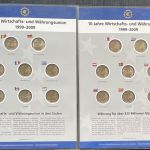 16 x 2 Euro 2009 - 10 Jahre WWU - im 2 Foldern - Strichmännchen