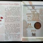Italien 2 Euro 2011 - 150 Jahre Vereinigung - Original in Coincard Blister OVP