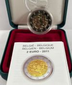 Belgien 2 Euro 2011 - 100. Internationaler Frauentag - PP Proof