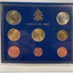 Vatikan Euro KMS 2002 Kursmünzensatz - Papst Johannes Paul II