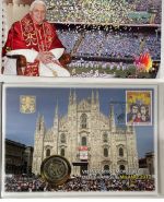 Vatikan 2 Euro 2012 - Weltfamilientreffen Benedikt XVI - in Numisbrief