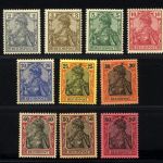 Deutsches Reich MiNr. 53-62 postfrisch - Germania Reichspost-Ausgabe