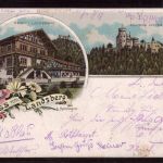 AK O-6100 / 98617 Litho Landsberg bei Meiningen - Meierei - 1900 echt gelaufen