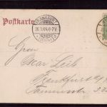 AK 7340 / 73312 Gruß aus Berneck / Geislinger Steige - 1904 echt gelaufen