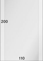 500 Pergamintüten 110 x 200 mm + 20 mm Klappe