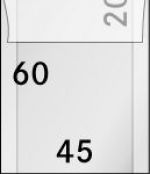 500 Pergamintüten 45 x 60 mm + 20 mm Klappe