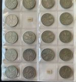 18 x 5 DM Silberadler 1951-1959 komplett MIT 1958 J ! - Heiermann