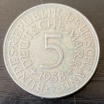 18 x 5 DM Silberadler 1951-1959 komplett MIT 1958 J ! - Heiermann