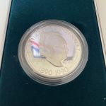 USA 1990 - Eisenhower Centennial Silber Dollar - PP Proof Box & COA