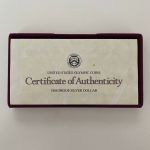 USA United States 1988 - Olympic Games Silber Dollar PP - Box & COA