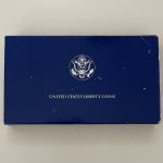 USA United States 1986 - Liberty Coins Silver Dollar + Half Dollar - Box & COA