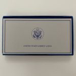 USA United States 1986 - Liberty Coins Silver Dollar + Half Dollar - Box & COA
