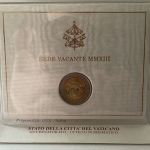 Vatikan 2 Euro 2013 Gedenkmünze im Folder - Sede Vacante - Blister