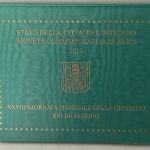 Vatikan 2 Euro 2013 Gedenkmünze im Folder - XXVIII Weltjugendtreffen Rio de Janero